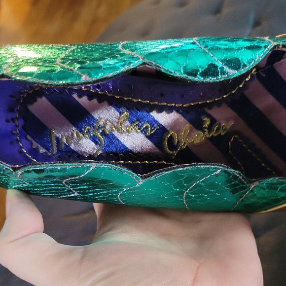 Irregular Choice Turquoise and Gold Mermaid Heels - Picture 2 of 8
